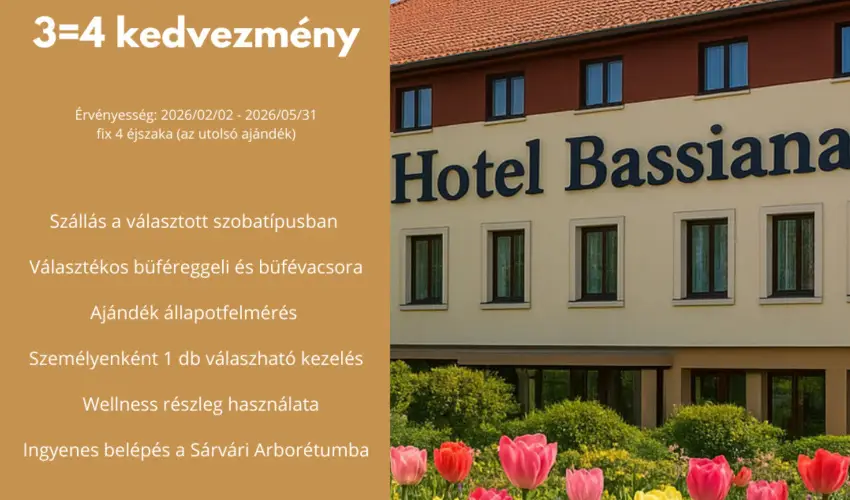 Hotel Bassiana S�rv�r - Augusztus 20. (min. 2 �j)