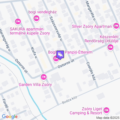 Bogl�rka Panzi�-�tterem  a t�rk�pen