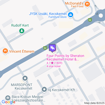 Four Points by Sheraton Kecskemt Hotel & Konferenciakzpont a trkpen