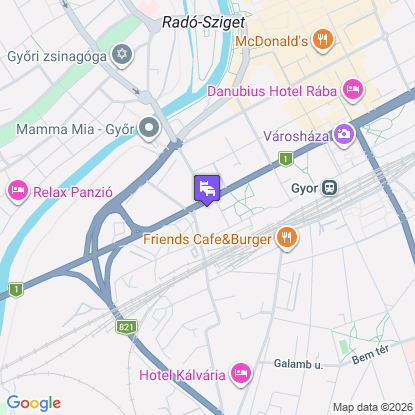 Golden Ball Club Hotel a térképen