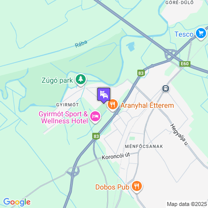 Gyirmót Sport & Wellness Hotel a térképen