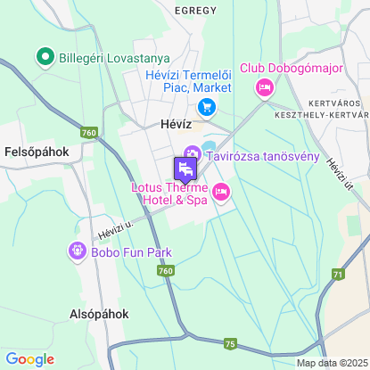 Ensana Thermal Aqua a térképen