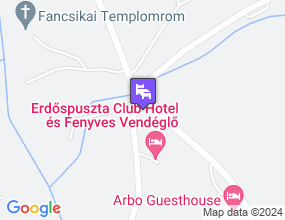 Erd�spuszta Club Hotel a t�rk�pen