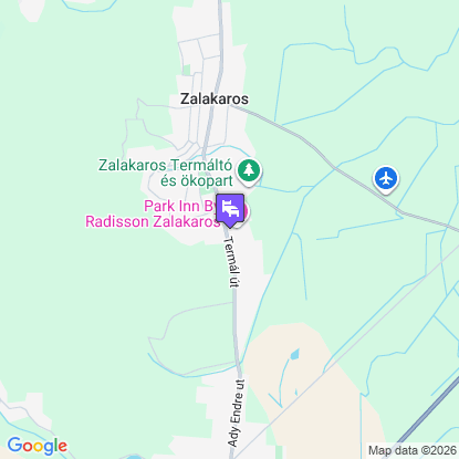 Hotel Forr�s Zalakaros a t�rk�pen