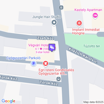 Vgvri Hotel Eger a trkpen