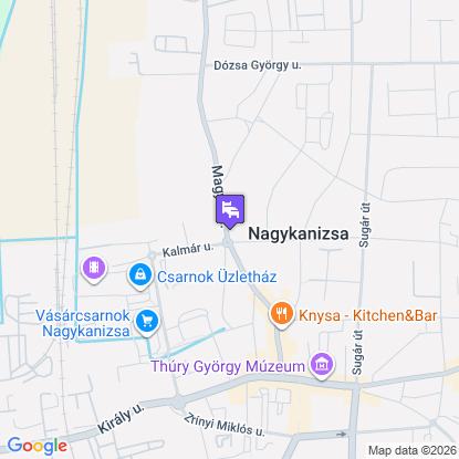 Oázis Hotel a térképen