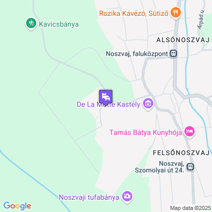 Panor�ma Hotel Noszvaj a t�rk�pen