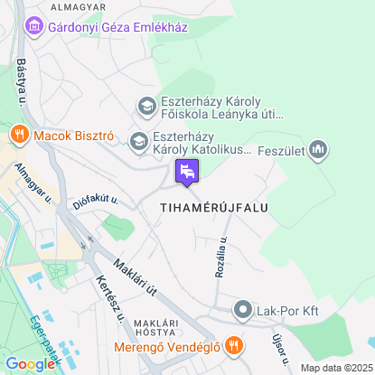 Szent Istvn Hotel a trkpen