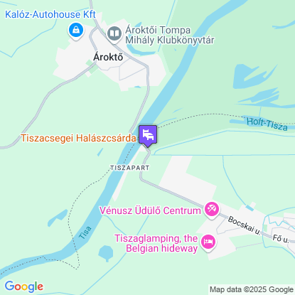 Tiszacsegei Halszcsrda s Panzi  a trkpen