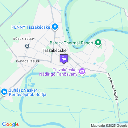 Vrs lom Apartman Panzi Tiszakcske a trkpen